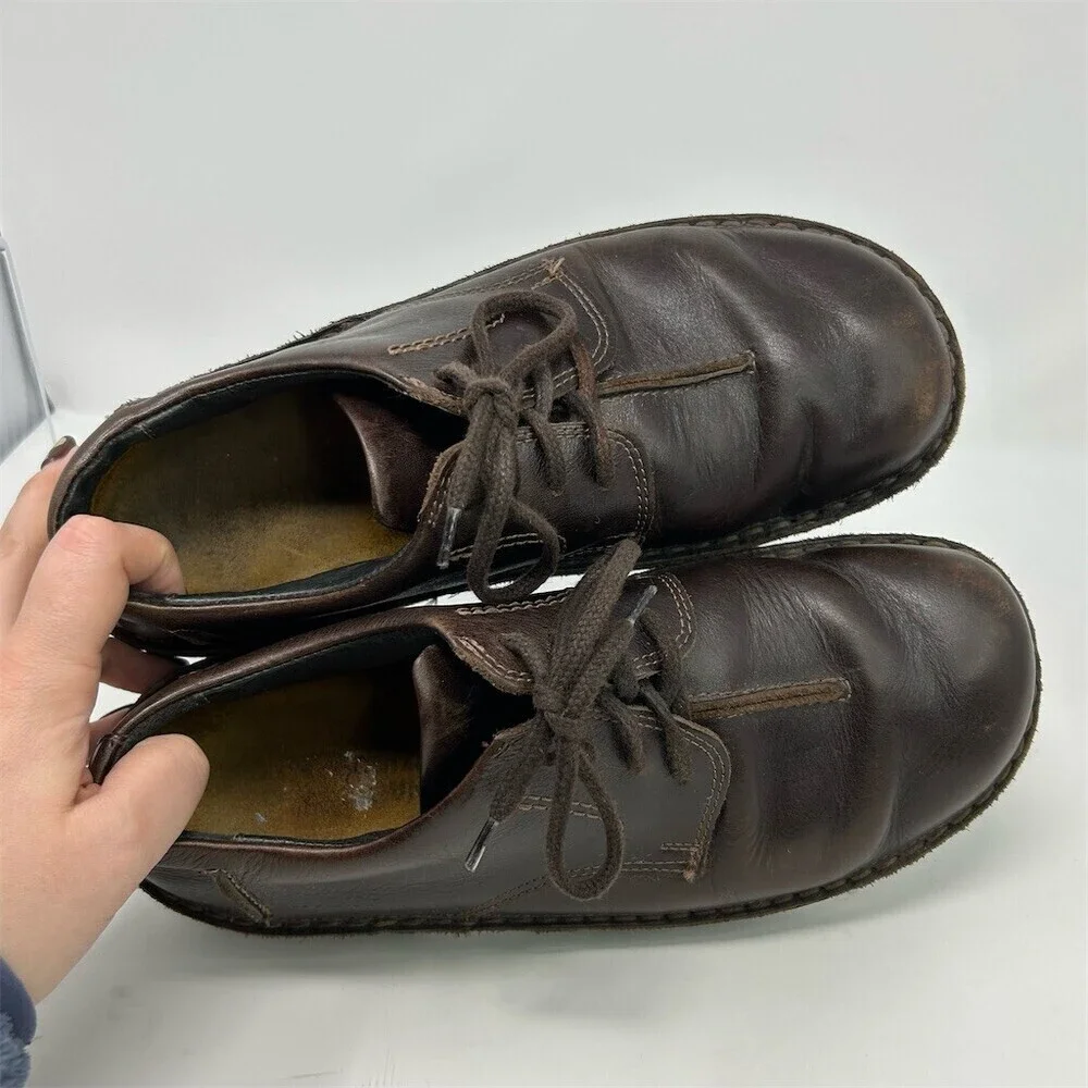 Naot Denali Men's Oxford Shoes Brown Lace Up Comfort Walking EU 43 (US 10-10.5)